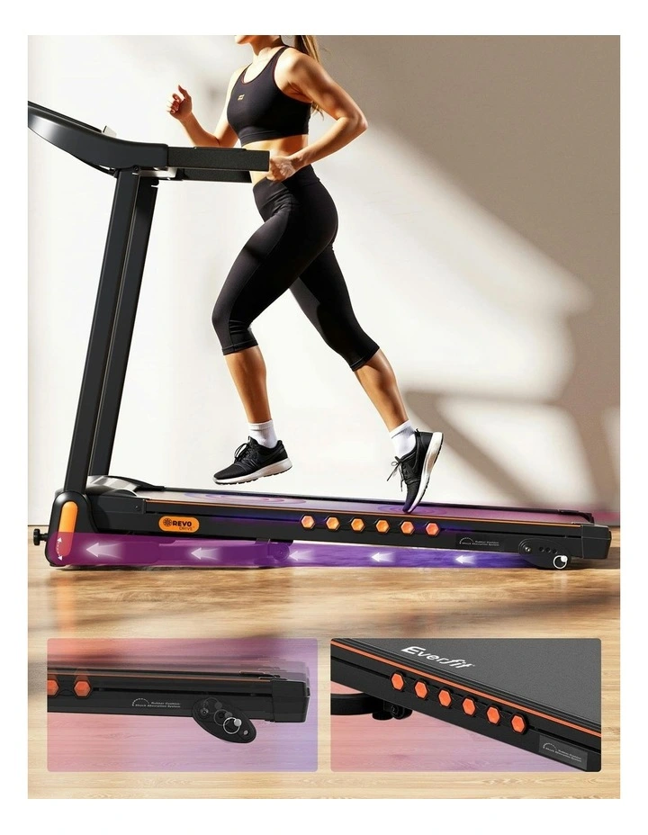 Electric Treadmill 390mm in Black image 6