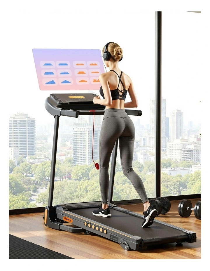 Electric Treadmill 390mm in Black image 7