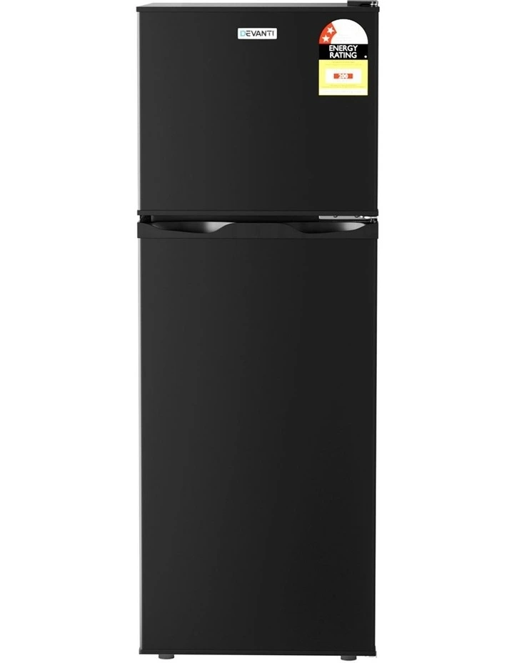 Two Door Bar Fridge With Freezer 122L image 2