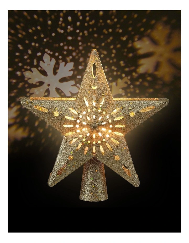 Christmas Tree Topper Star in Gold image 1