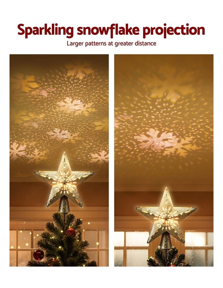 Christmas Tree Topper Star in Gold image 5