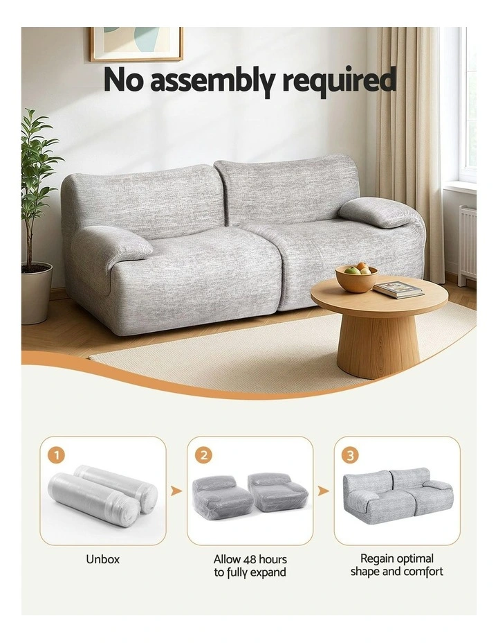 2 Seater Sofa in Grey image 4