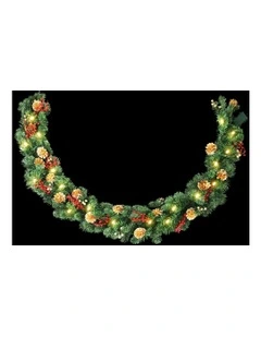 LED Garland Pre-lit Christmas Decor 1.8M Pine