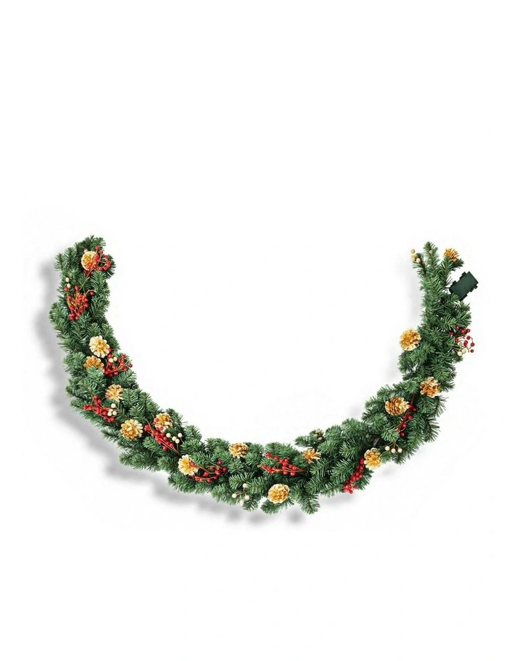 LED Garland Pre-lit Christmas Decor 1.8M Pine image 2