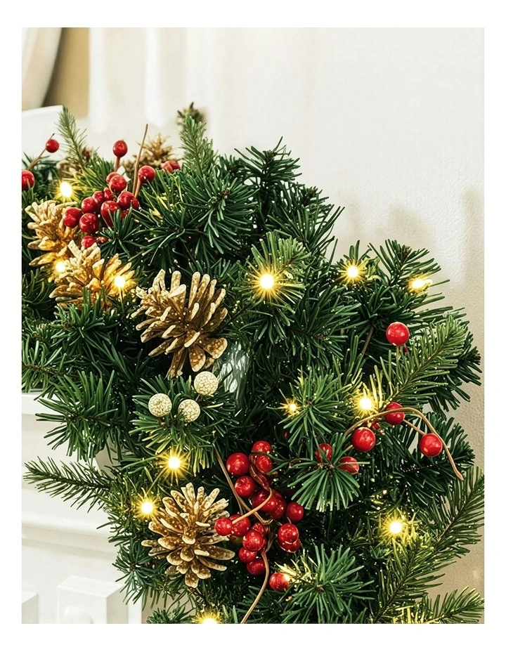 LED Garland Pre-lit Christmas Decor 1.8M Pine image 7