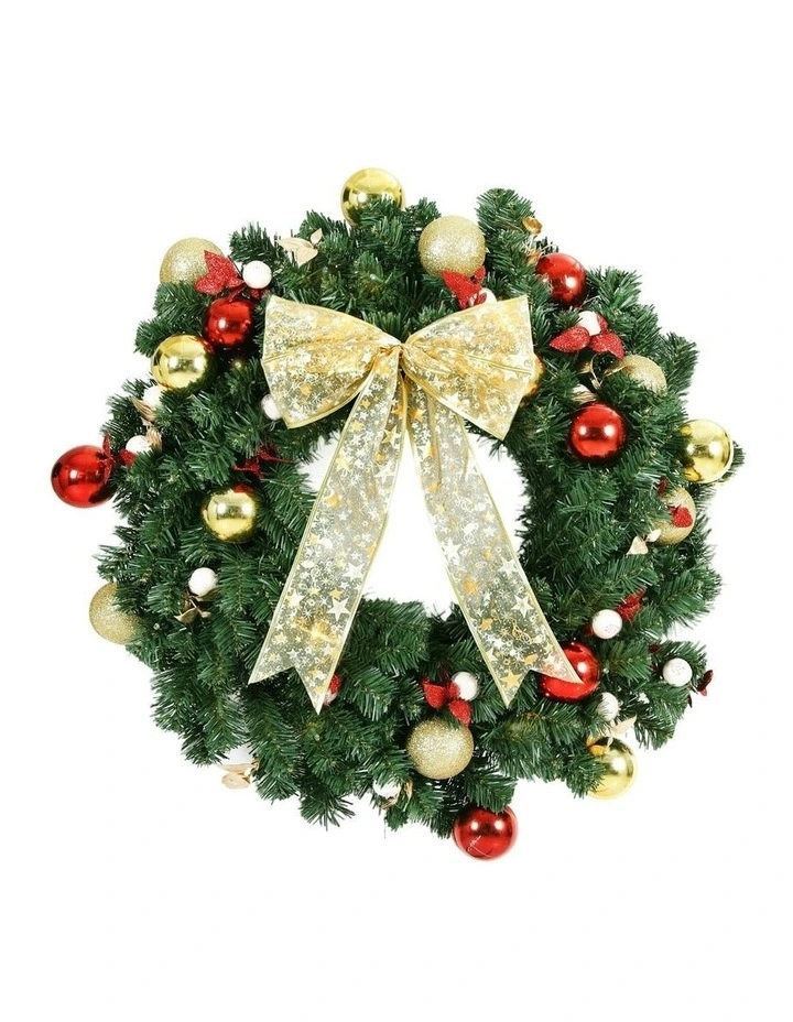 LED Garland Berries Christmas Wreath Decor 60cm image 2