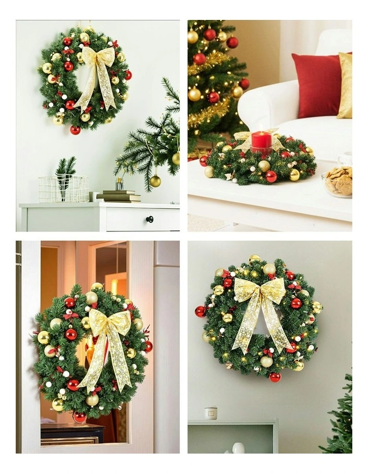 LED Garland Berries Christmas Wreath Decor 60cm image 7