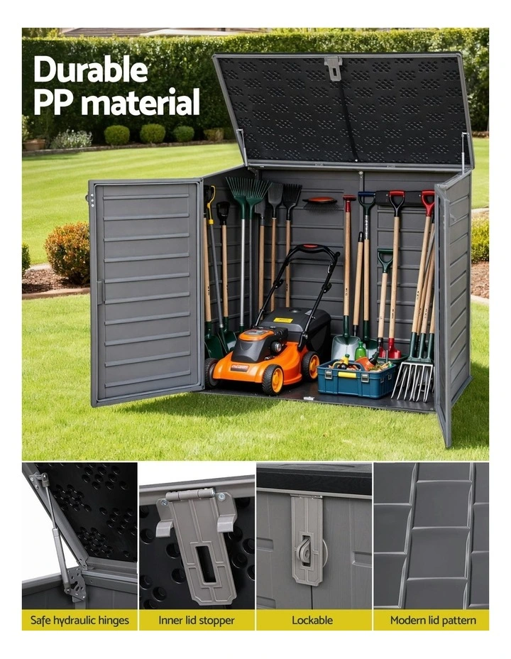 Outdoor Storage Box 1170L in Grey image 6