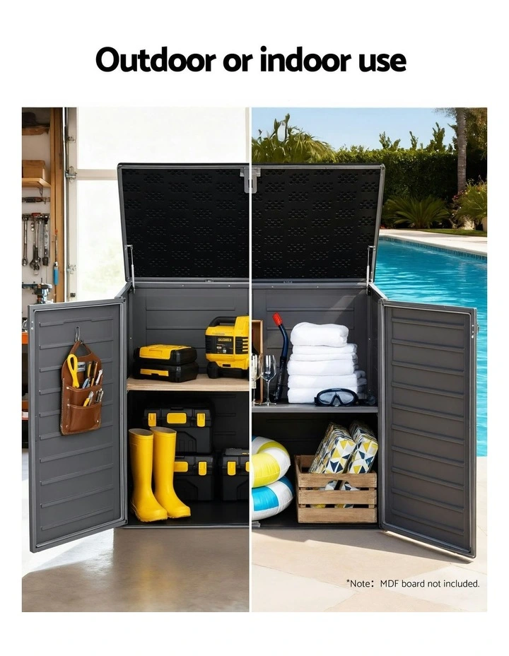 Outdoor Storage Box 1170L in Grey image 7