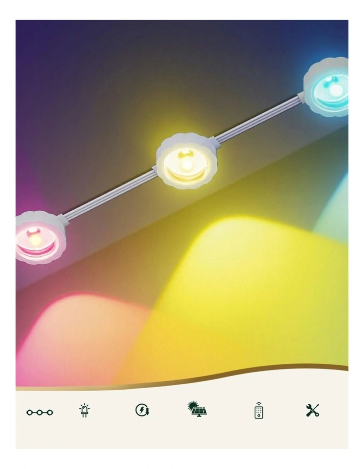LED Christmas String Eaves Light 36 Decoration 15m image 5