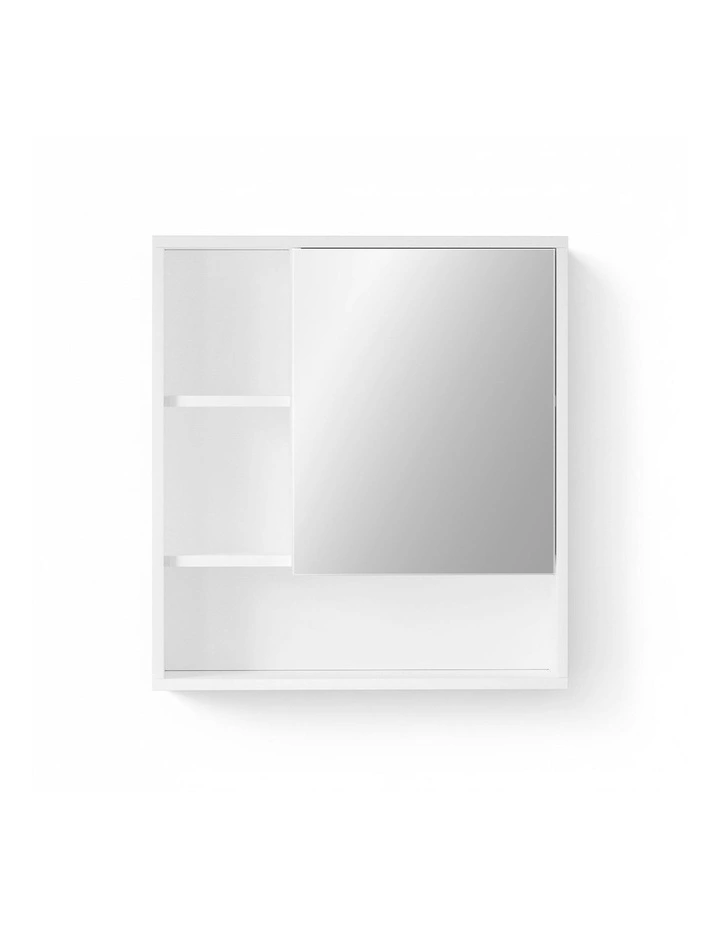 Bathroom Mirror Cabinet 560mm in White image 2