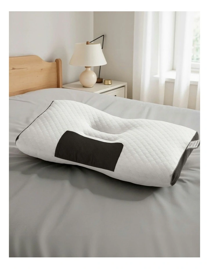 Ergonomic Contour Neck Pillow 48X73cm in White image 3