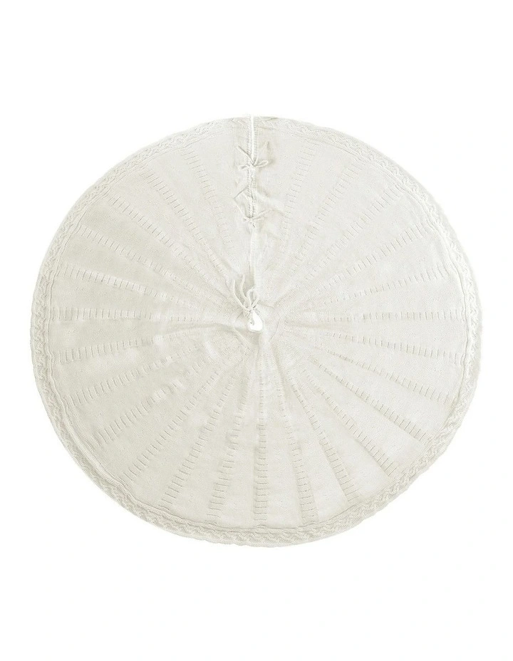 Christmas Tree Skirt 120cm in Beige image 1