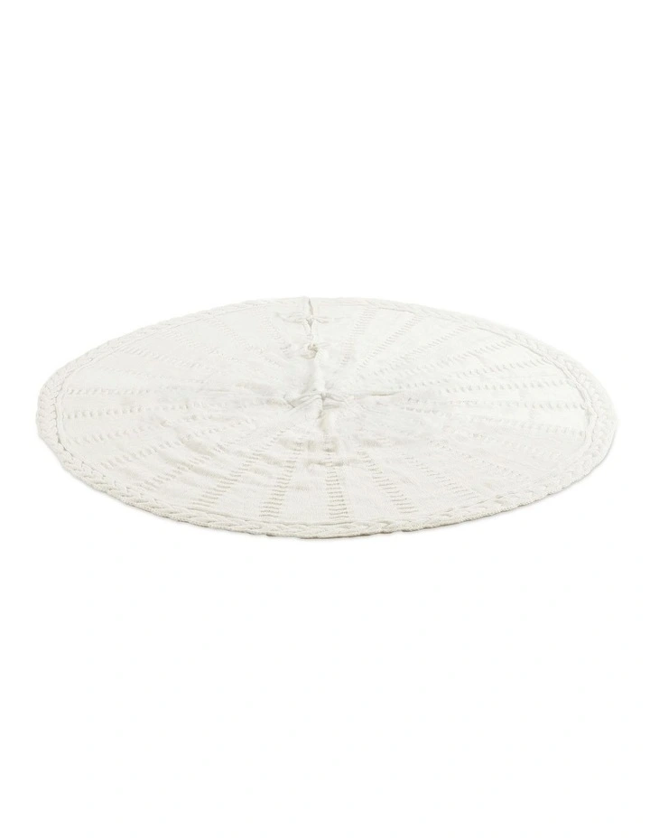 Christmas Tree Skirt 120cm in Beige image 2