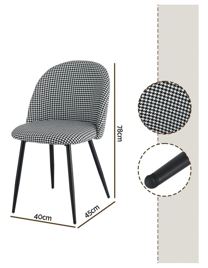 Dining Chairs Set Of 2 in Multi image 4