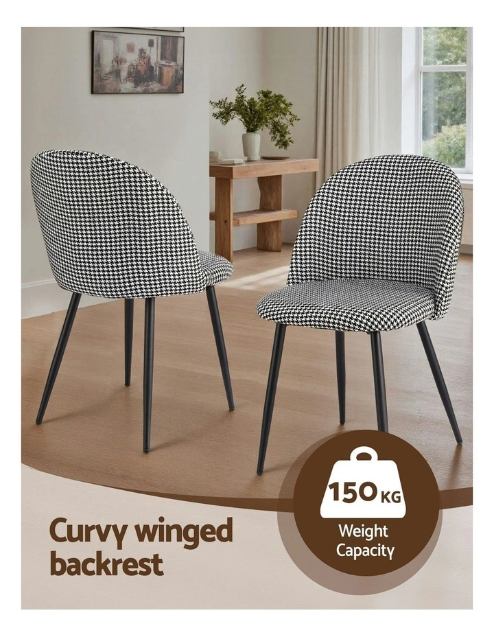 Dining Chairs Set Of 2 in Multi image 5