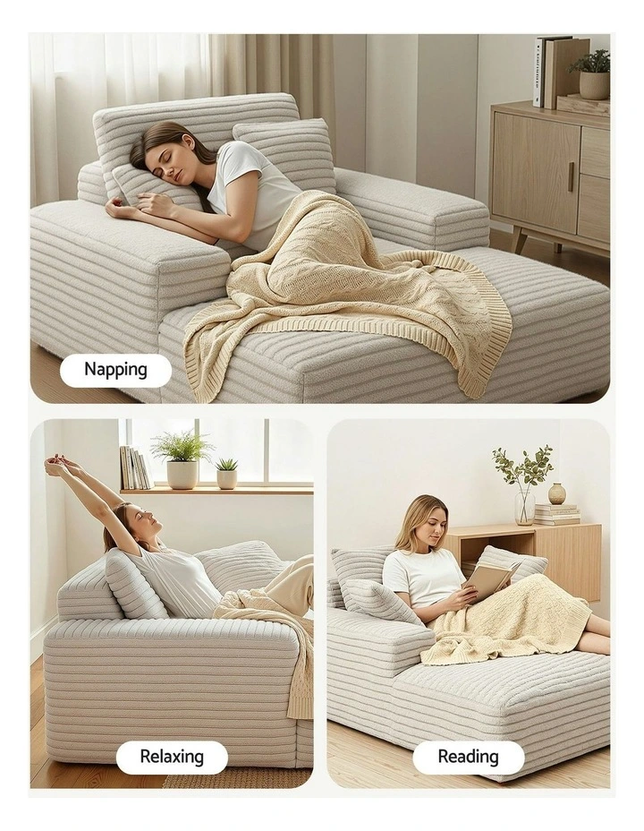 Sofa Bed in Beige image 6