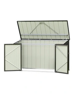 Garden Bike Sheds 2.22x0.91M in Grey