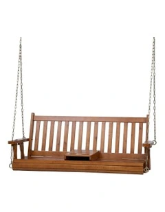 Porch Outdoor Swing Chair in Brown