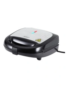 3 in 1 Sandwich Press Waffle Maker Grill 850W in Black