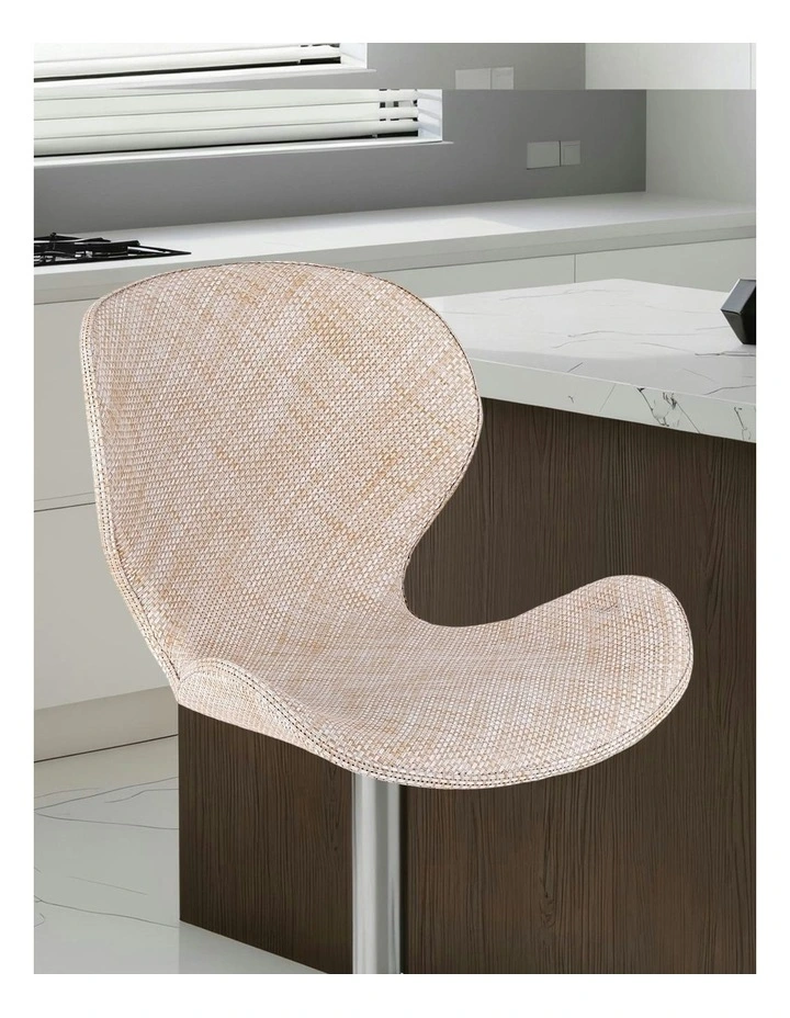 Bar Stools 2x in Beige image 5