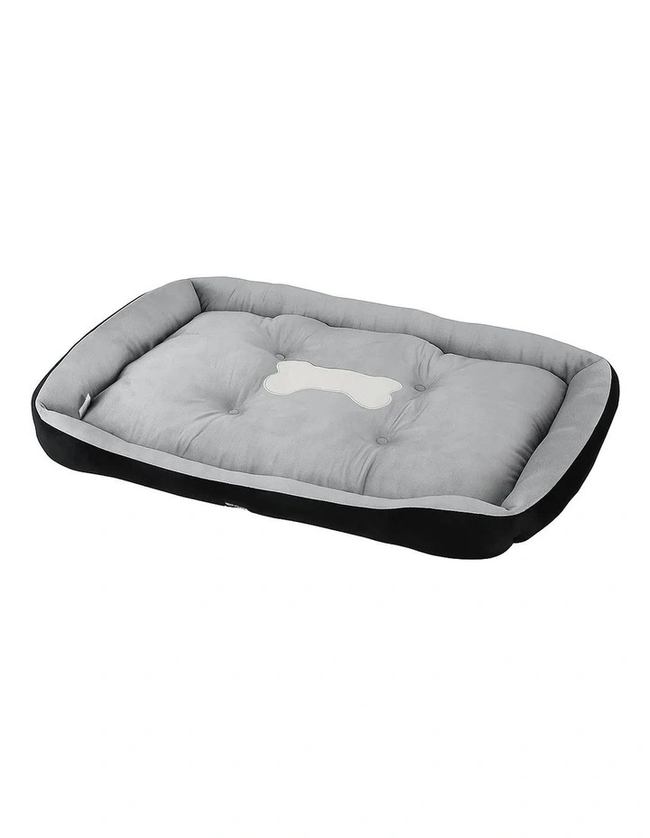 Soft PP Cotton Pet Bed in Grey image 1