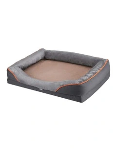 Orthopedic Washable Dog Bed in Grey