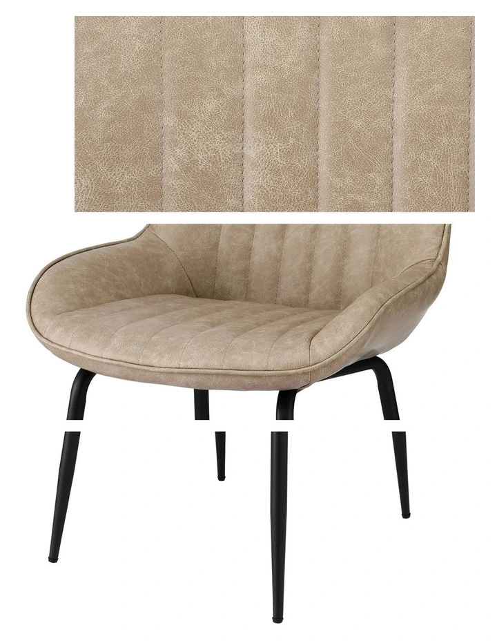 Kitchen Lounge Cafe Accent Dining Chairs in Khaki image 7