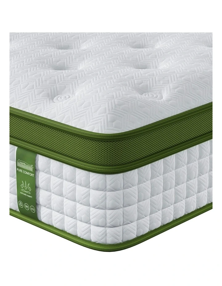 Medium Firm Hybrid Single Mattress 30cm in White image 2