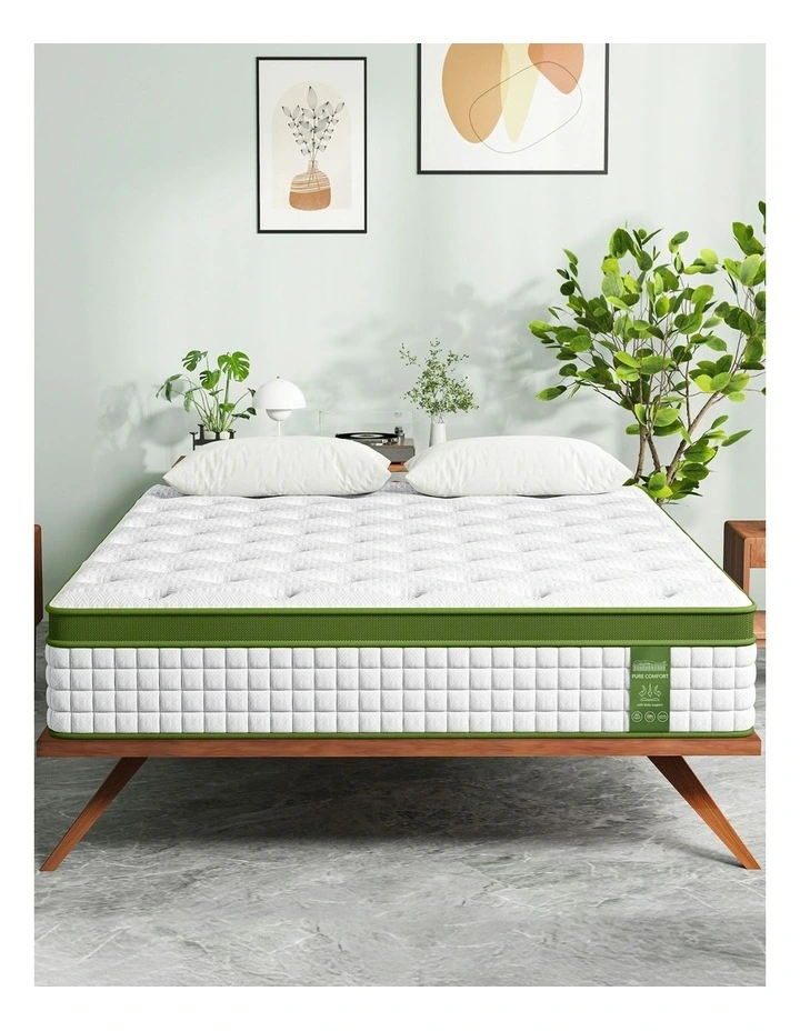 Medium Firm Hybrid Single Mattress 30cm in White image 3