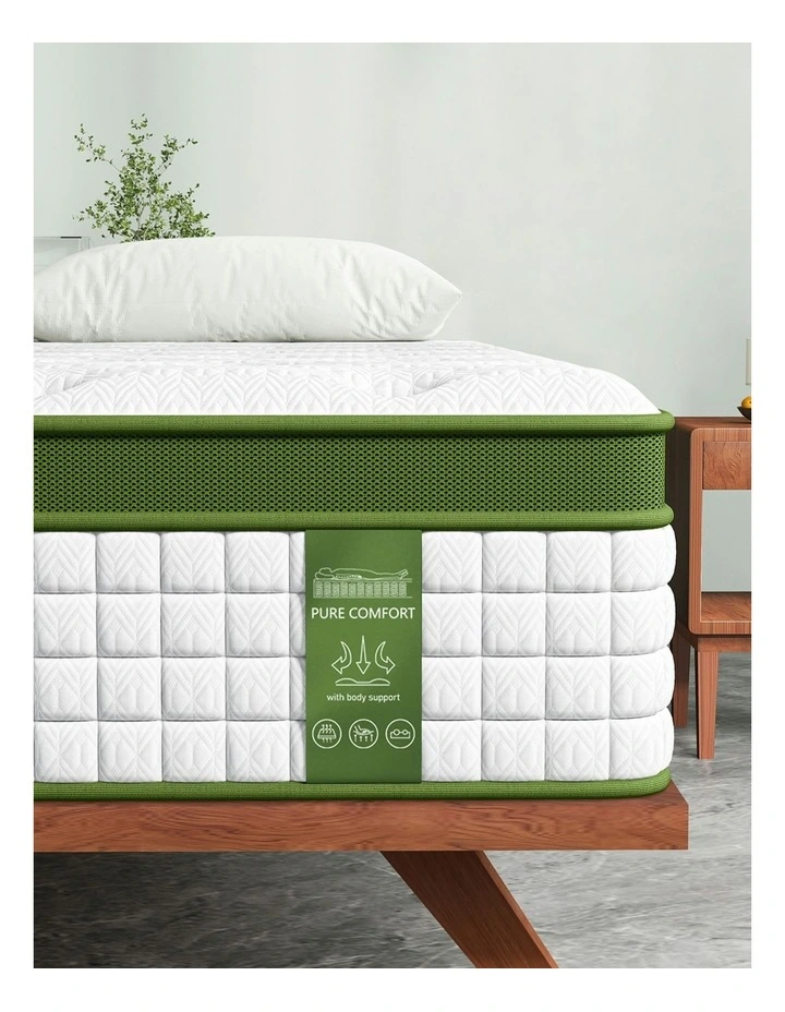 Medium Firm Hybrid Single Mattress 30cm in White image 6