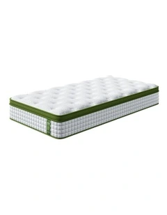 Medium Firm Hybrid King Single Mattress 30cm in White