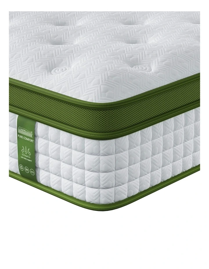 Queen Size Hybrid Mattress 30cm in White image 2