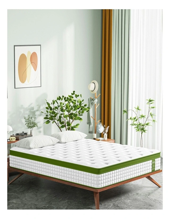 Queen Size Hybrid Mattress 30cm in White image 5