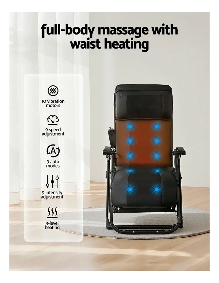 Massage Chair Electric Recliner in Black image 5