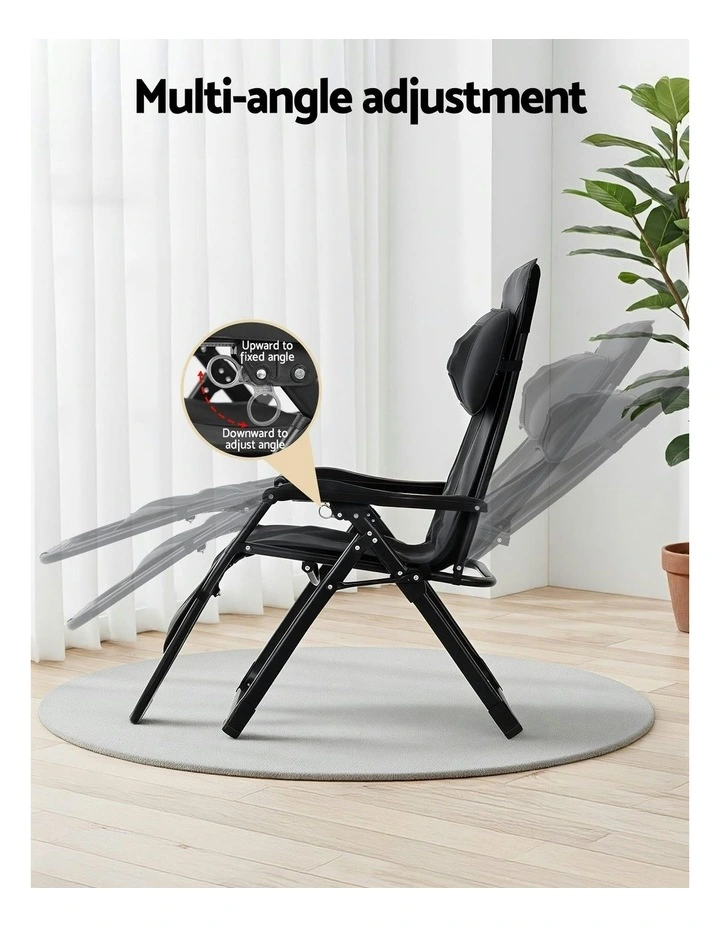 Massage Chair Electric Recliner in Black image 7