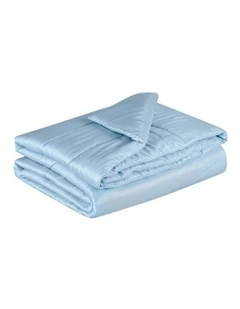 Single Size Throw Blanket Quilt Covers in Blue