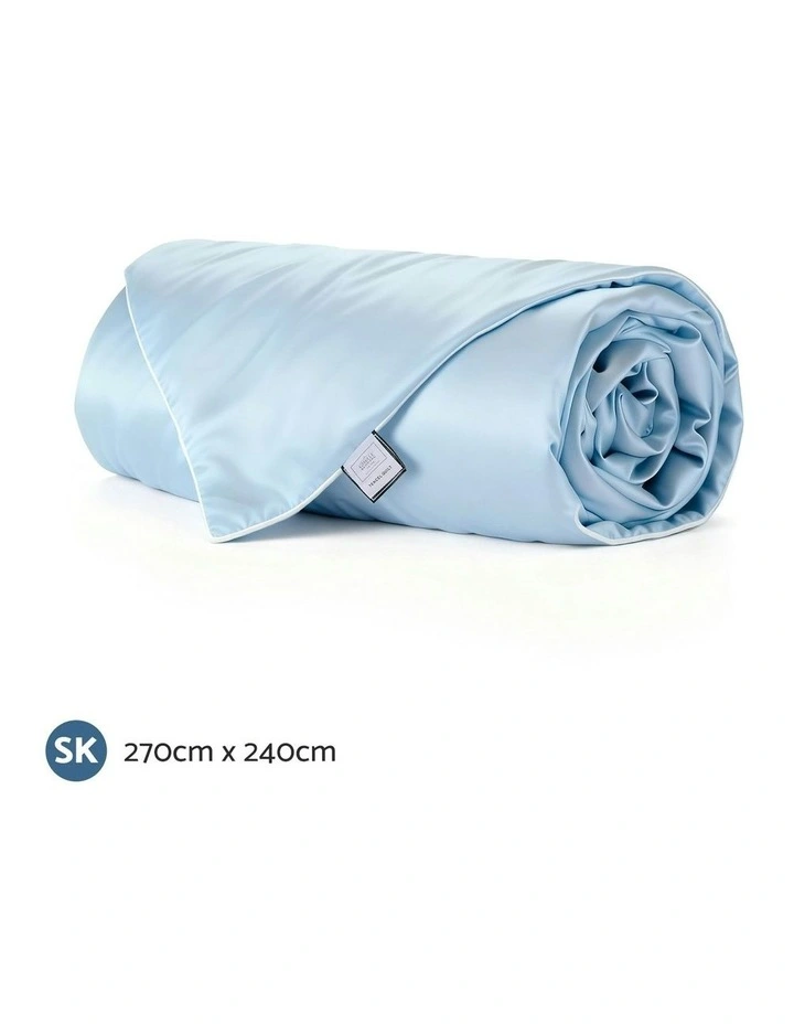 Super King Size Throw Blacket Quilt Cover in Blue image 4