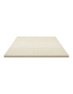King Latex Mattress Topper 5cm in Beige