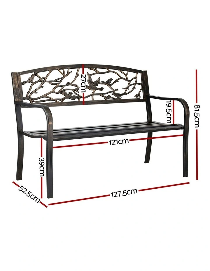 Outdoor Bench Seat in Bronze image 4