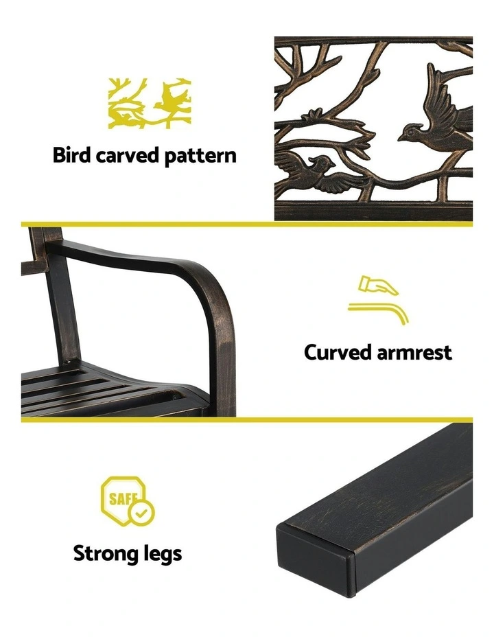 Outdoor Bench Seat in Bronze image 6