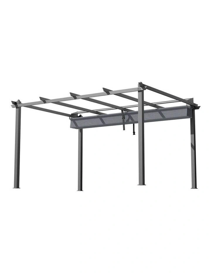 Gazebo Outdoor Garden Pergola in Grey image 2