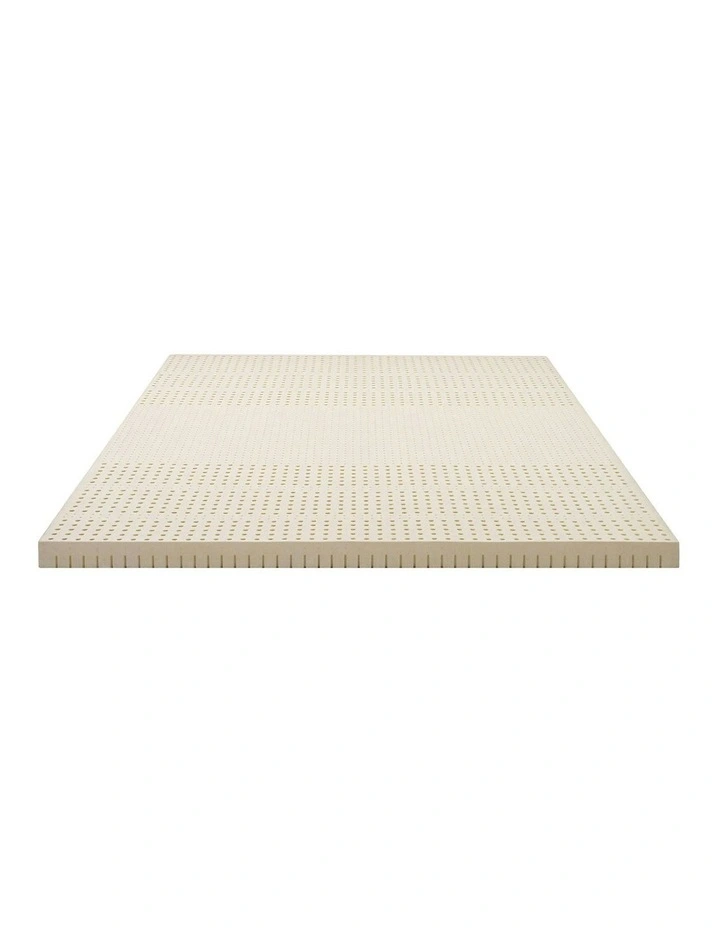 Latex Mattress Topper Double 7.5cm in Cream image 1