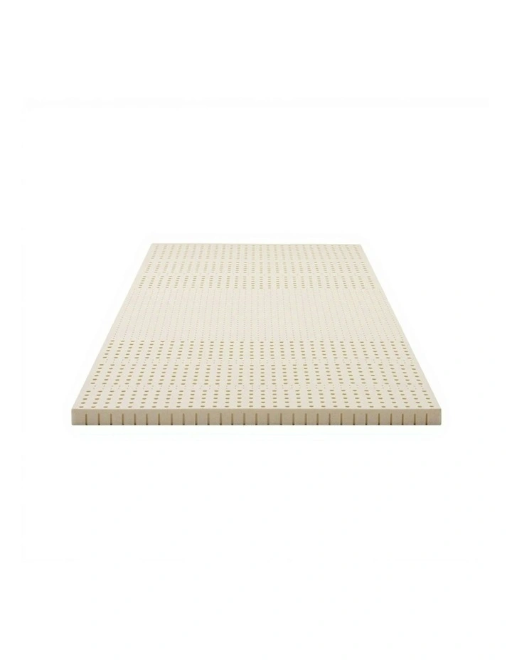 Latex Mattress Topper King Single 5cm in Cream image 1