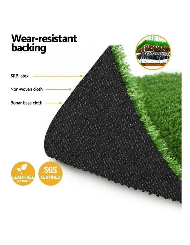 Artificial Grass 2 Rolls 50cm x 2m in Green image 7