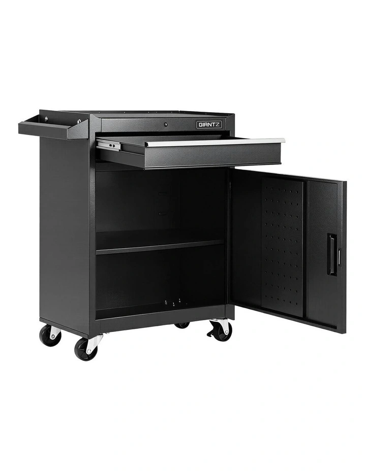 Tool Chest Trolley Cabinet in Black image 1