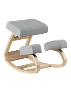 Kneeling Chair with Memory Foam 120kg Weight Capacity in Grey