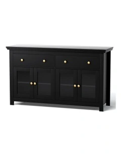Buffet Sideboard Storage Cabinet in Black