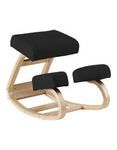 Kneeling Chair with Memory Foam 120kg Weight Capacity in Black