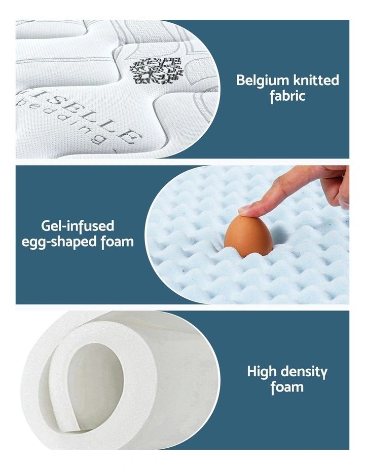 Memory Foam King Mattress in White image 7